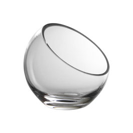 Avet Bol Inclinado de Vidrio Soplado, Diámetro 9,7 cm, Altura 9,3 cm (4 Unidades)